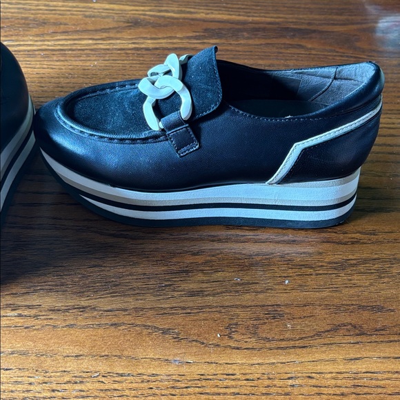 Softwaves Cala Loafers Platform Leather Suede Chain Arch Support Comfort size 6 - Picture 4 of 9